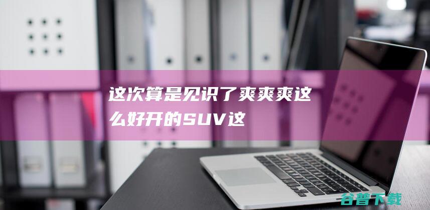 这次算是见识了爽爽爽这么好开的SUV这
