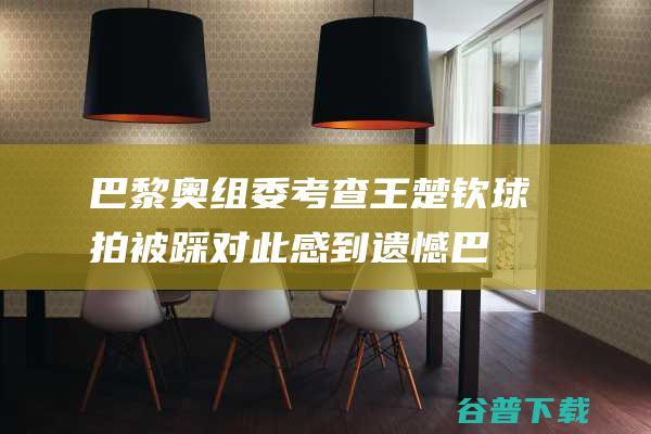巴黎奥组委考查王楚钦球拍被踩 对此感到遗憾 (巴黎奥组委官网)