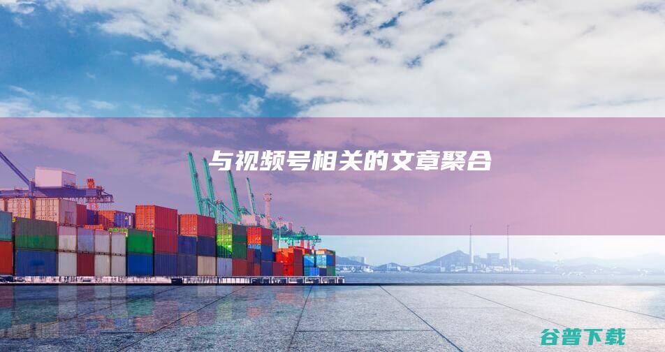 与视频号相关的文章聚合