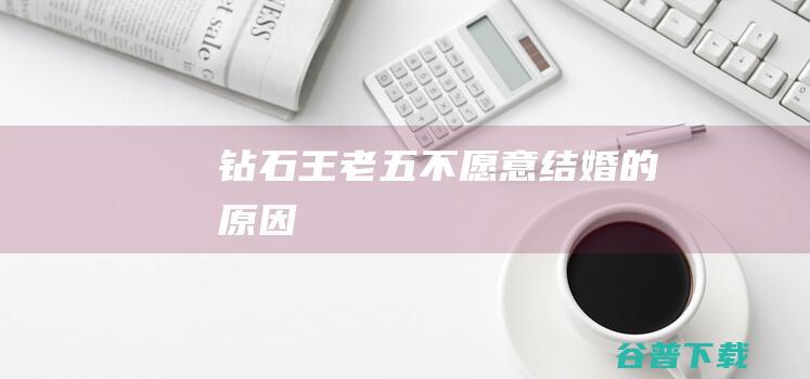 钻石王老五不愿意结婚的原因