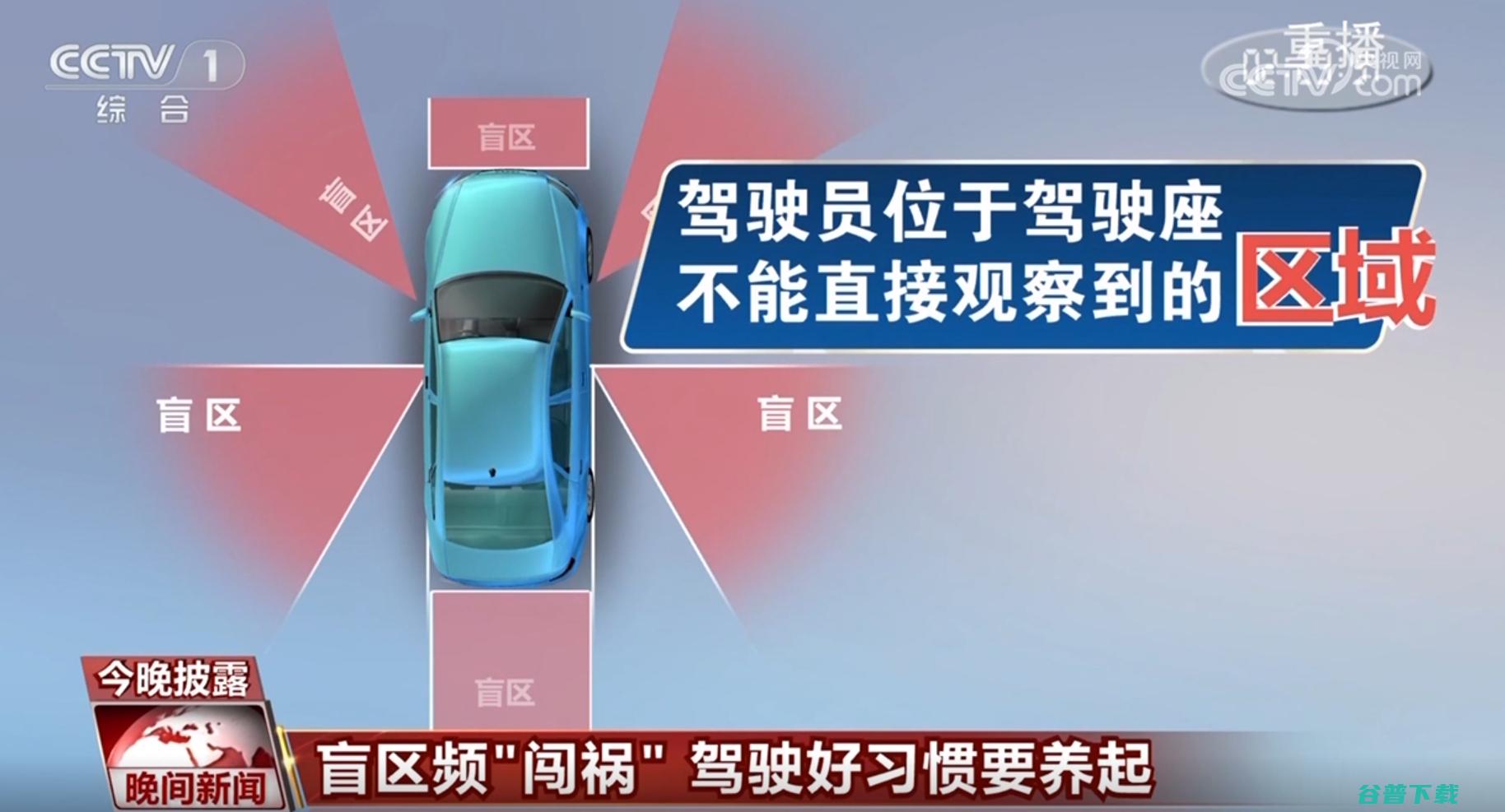 驾驶好习惯要养起汽车视线盲区频闯祸良好的驾驶
