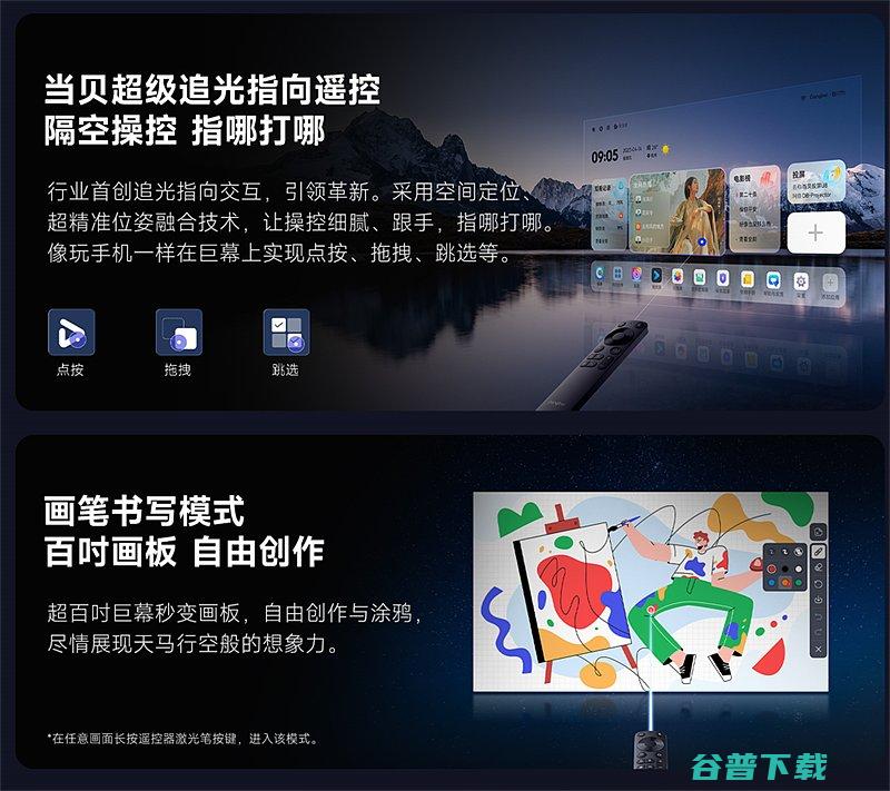 当贝F7Pro投影仪评测4K画质和高配性能的极致体