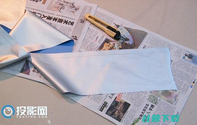 只花了41元手工DIY投影幕布过程分享图花了40元