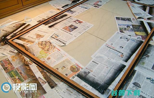 只花了41元手工DIY投影幕布过程分享图花了40元