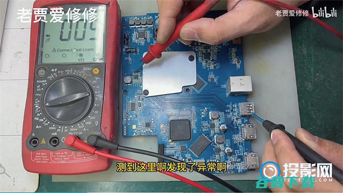 极米NEWZ4X拆机图解拆机通电不开机怎么修问