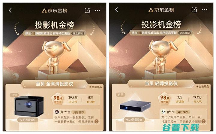 当贝X3Air登顶7月金榜当贝旗下多款产品同步