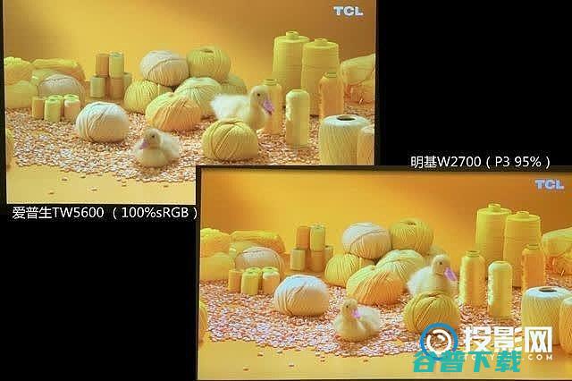 明基W2700投影仪万元出头的价格投影效果如