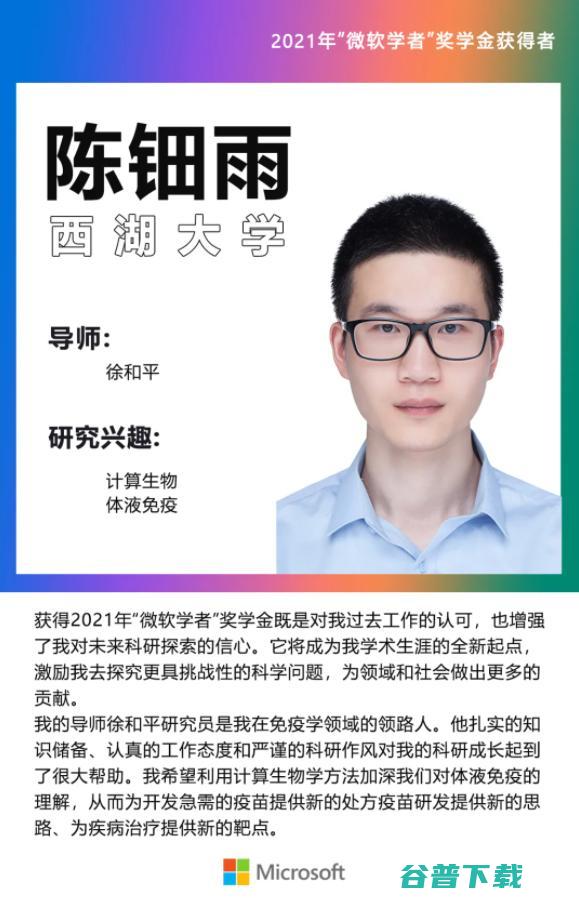 2021 年“微软学者”奖学金 11 人名单公布！