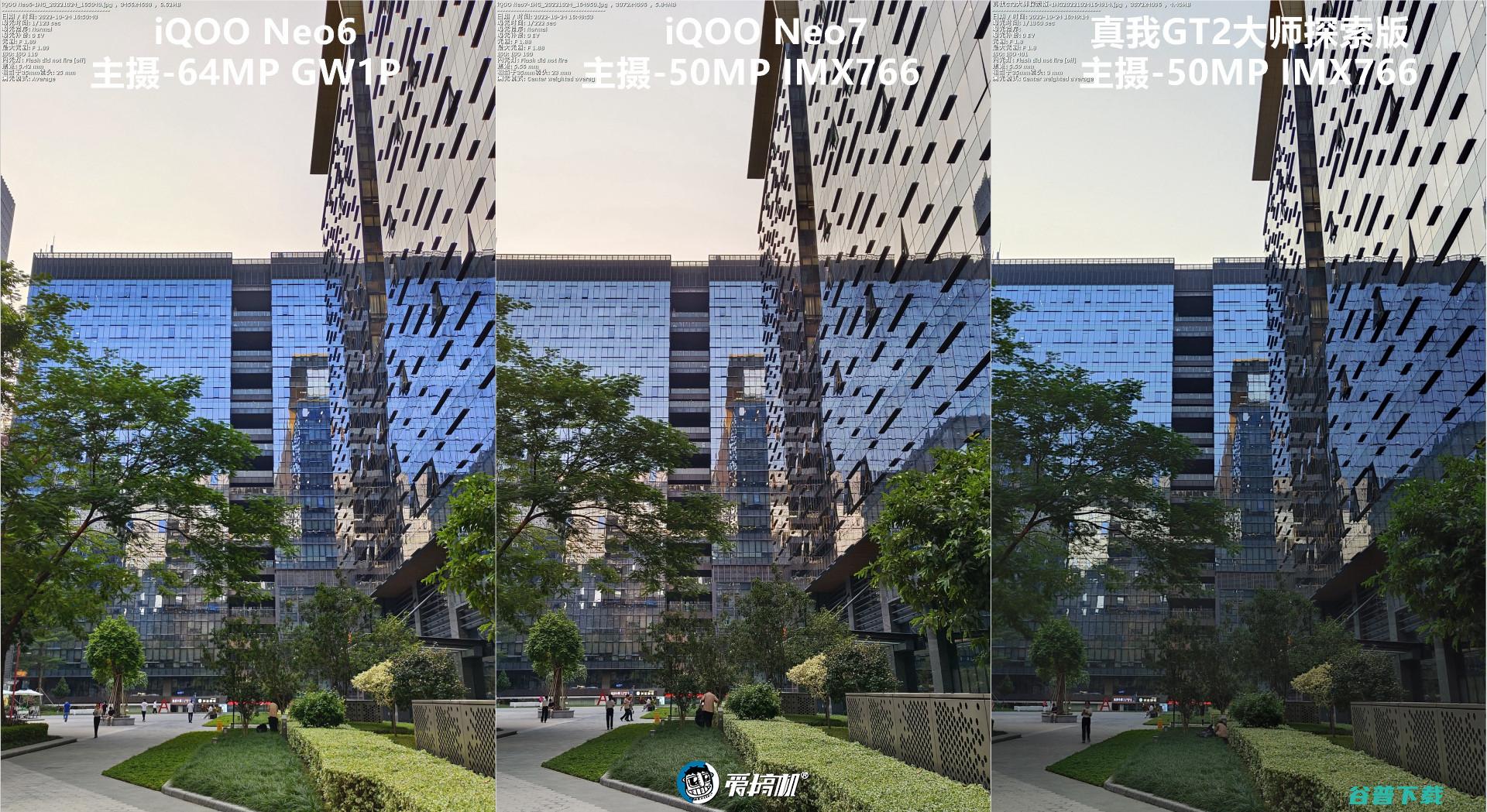 简单拍照对比：iQOO Neo7对Neo6、真我GT2大师