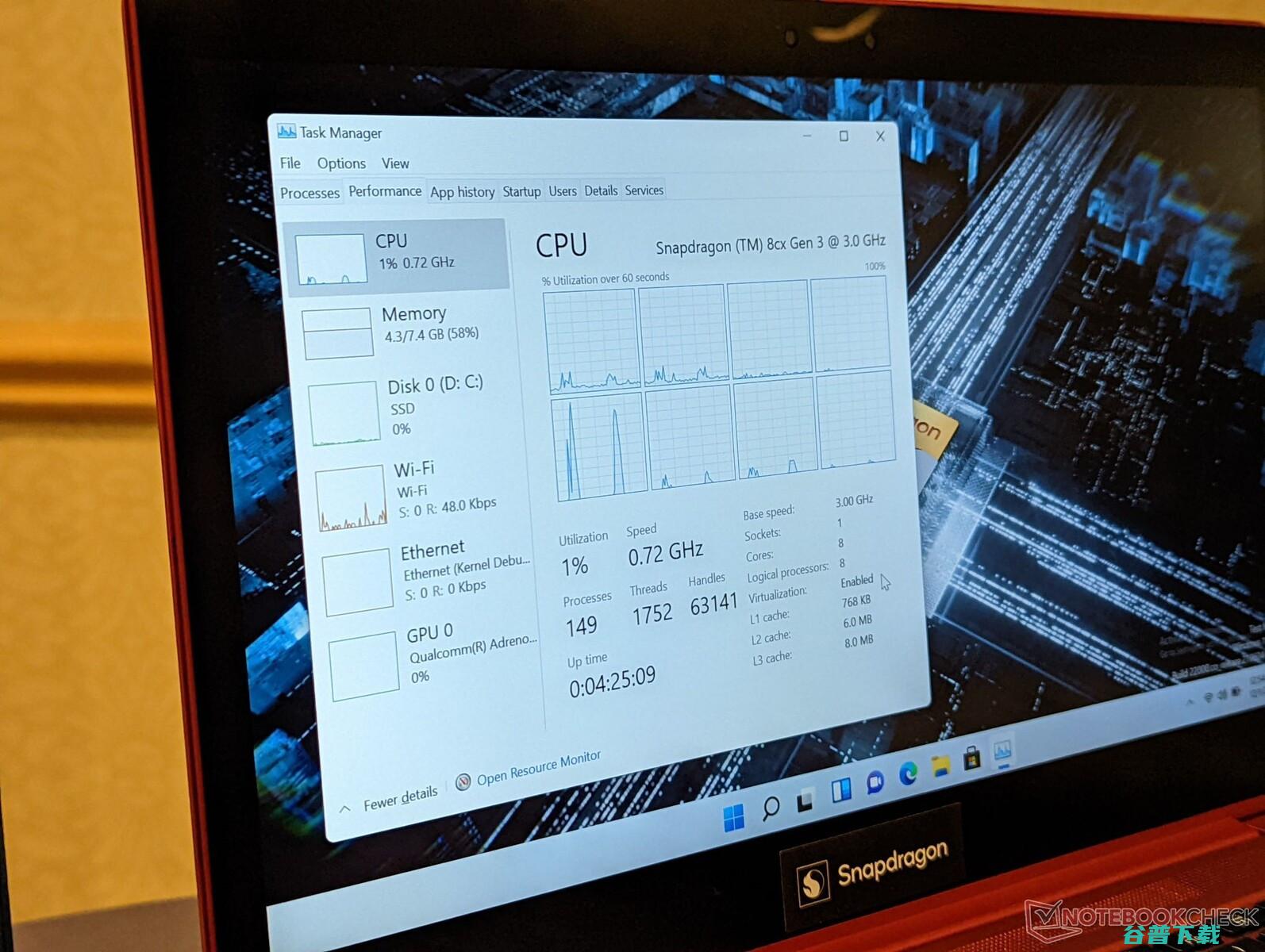 高通电脑更新，骁龙8cx Gen 3/7c+ Gen 3发布