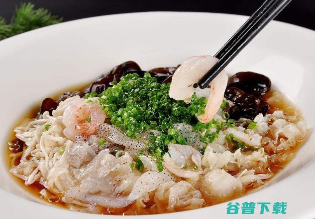 捞汁海鲜菜品