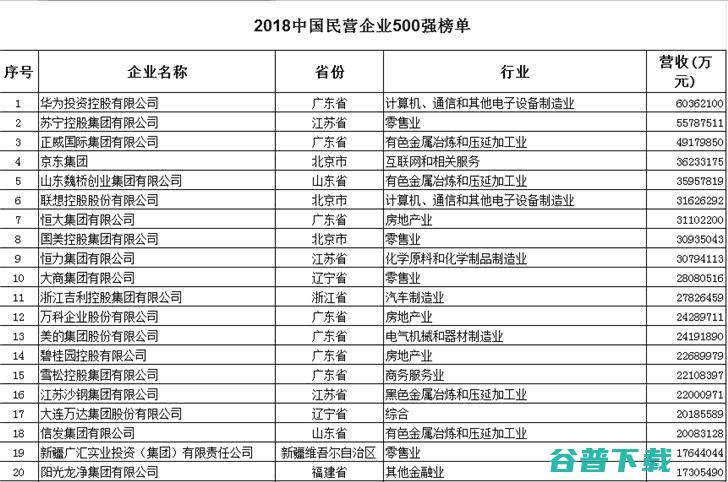 2018民企强：榜首 IT业界 第3张
