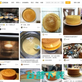 八寸戚风蛋糕的全部作品及图片