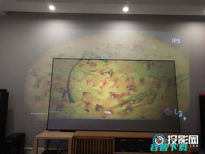 抗光灰幕布和白墙的投影效果对比实测的干货抗光