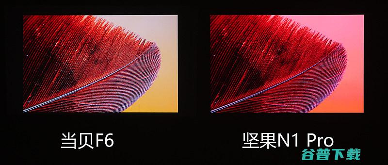 实测画面效果对比分析哪款好当贝F6和坚果N1