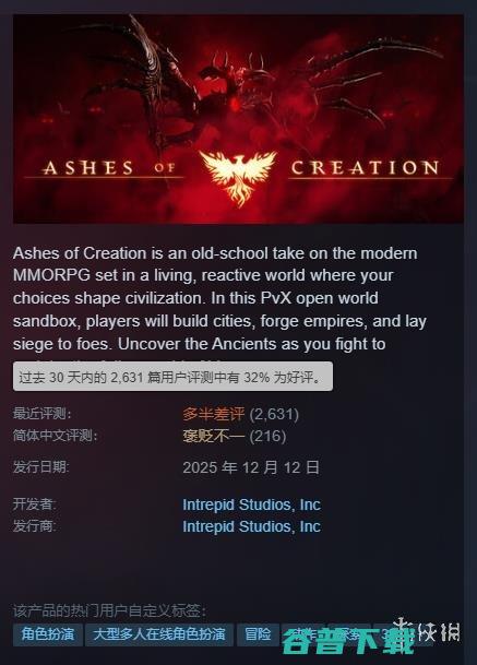 众筹千万的《创世灰烬》翻车！创始人与多位高管离职