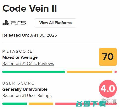 《噬血代码2》M站仅4.0分！开放世界成为最大槽点！