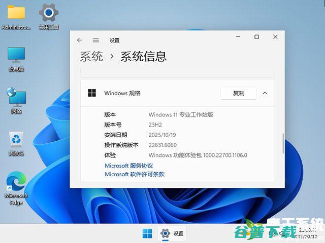 技术员系统Windows1123H2工作站版64位